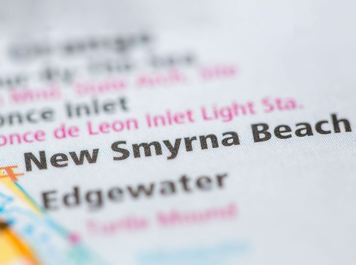 new smyrna beach on the map
