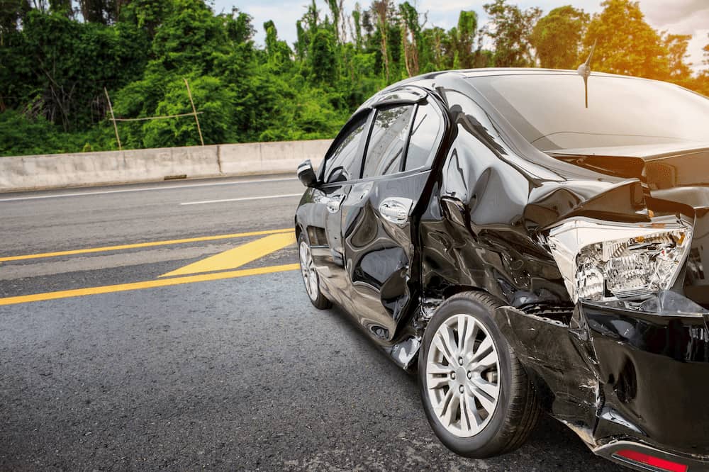 Car after accident