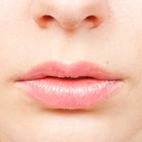 Closeup photo of a woman's lips