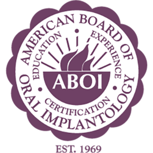 Diplomate of the American Board of Oral Implantologists (ABOI) logo