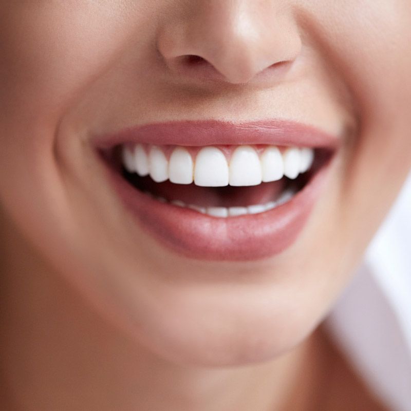 A smiling woman