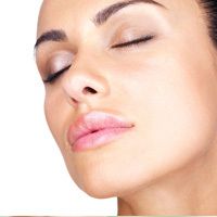 woman with beautiful lips