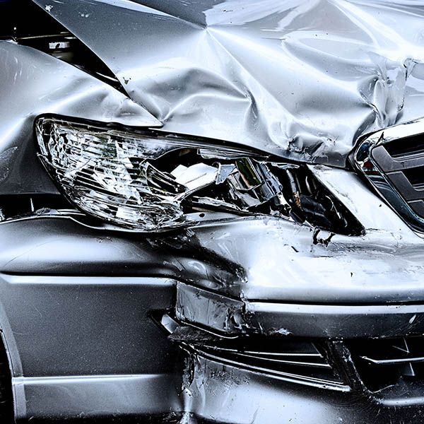 auto  collision scene