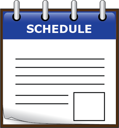 image of a schedule
