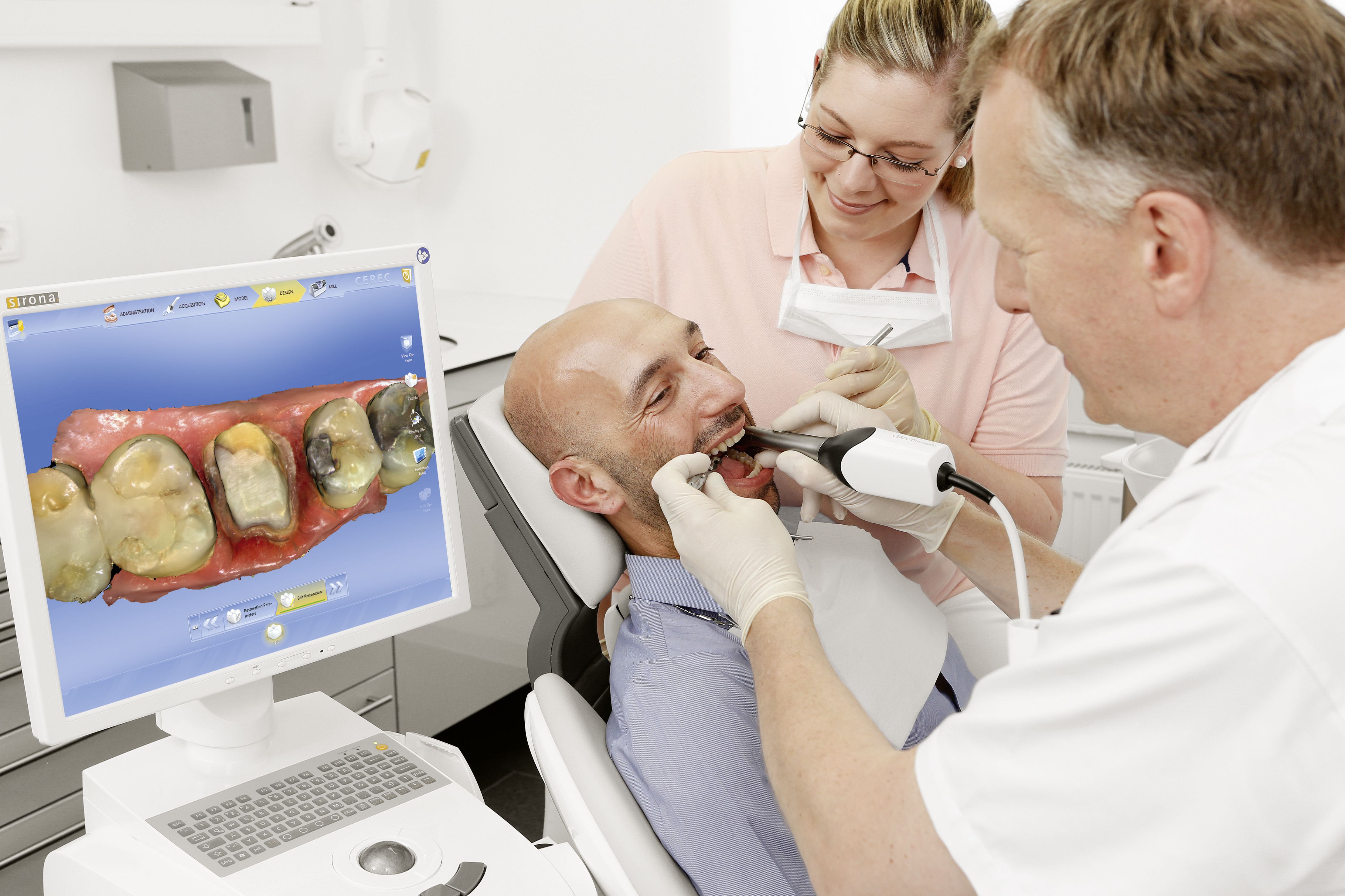 Dental imaging with a chairside unit