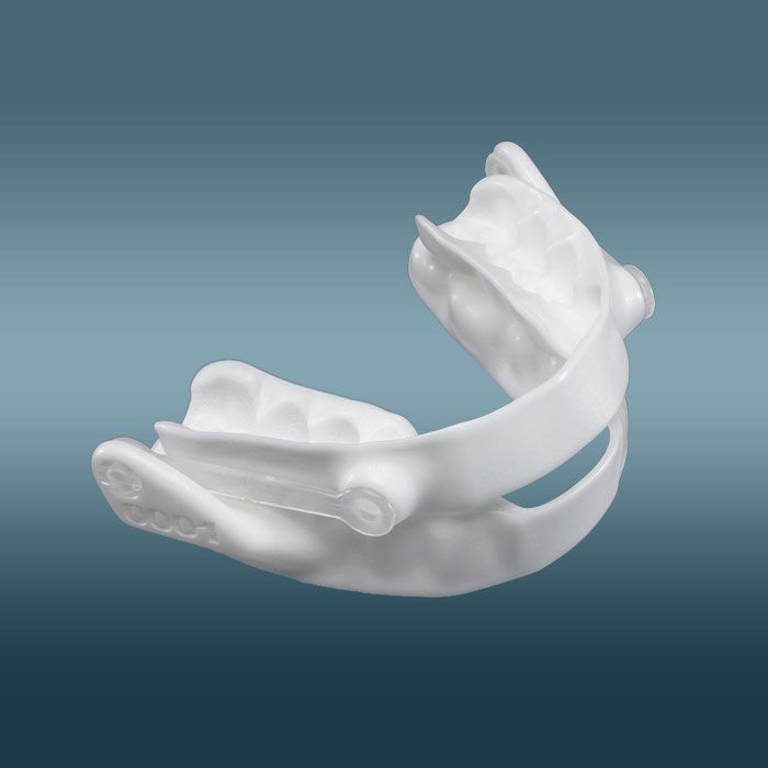 Mouthpiece or TMJ and sleep apnea