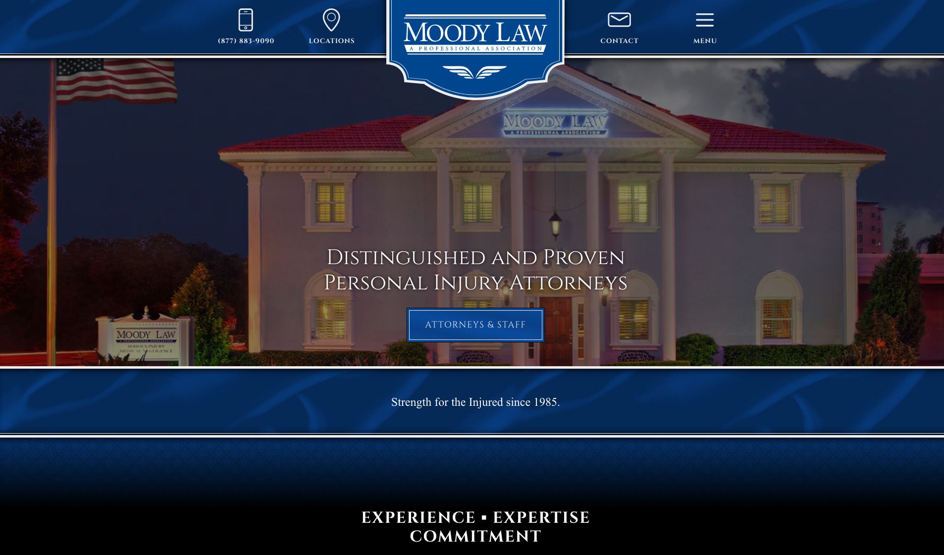 The website of Moody Law
