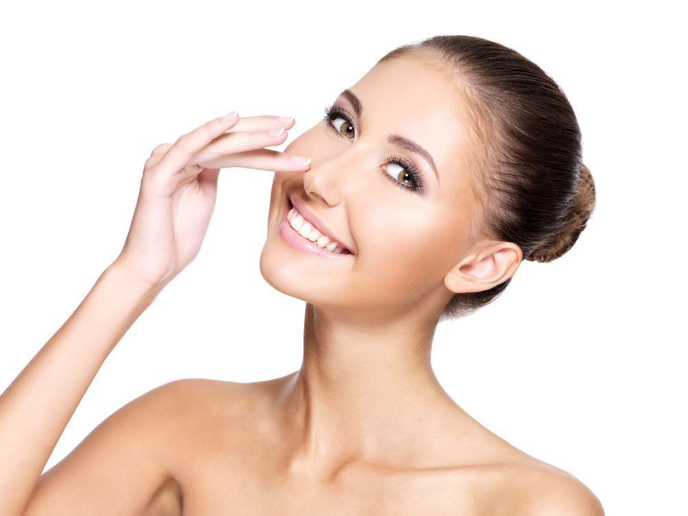 Image of woman with a facelift