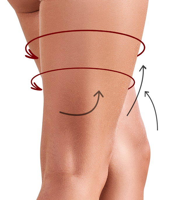 Woman's thighs