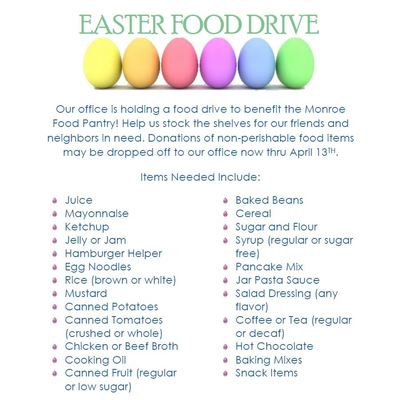Easter Food Drive