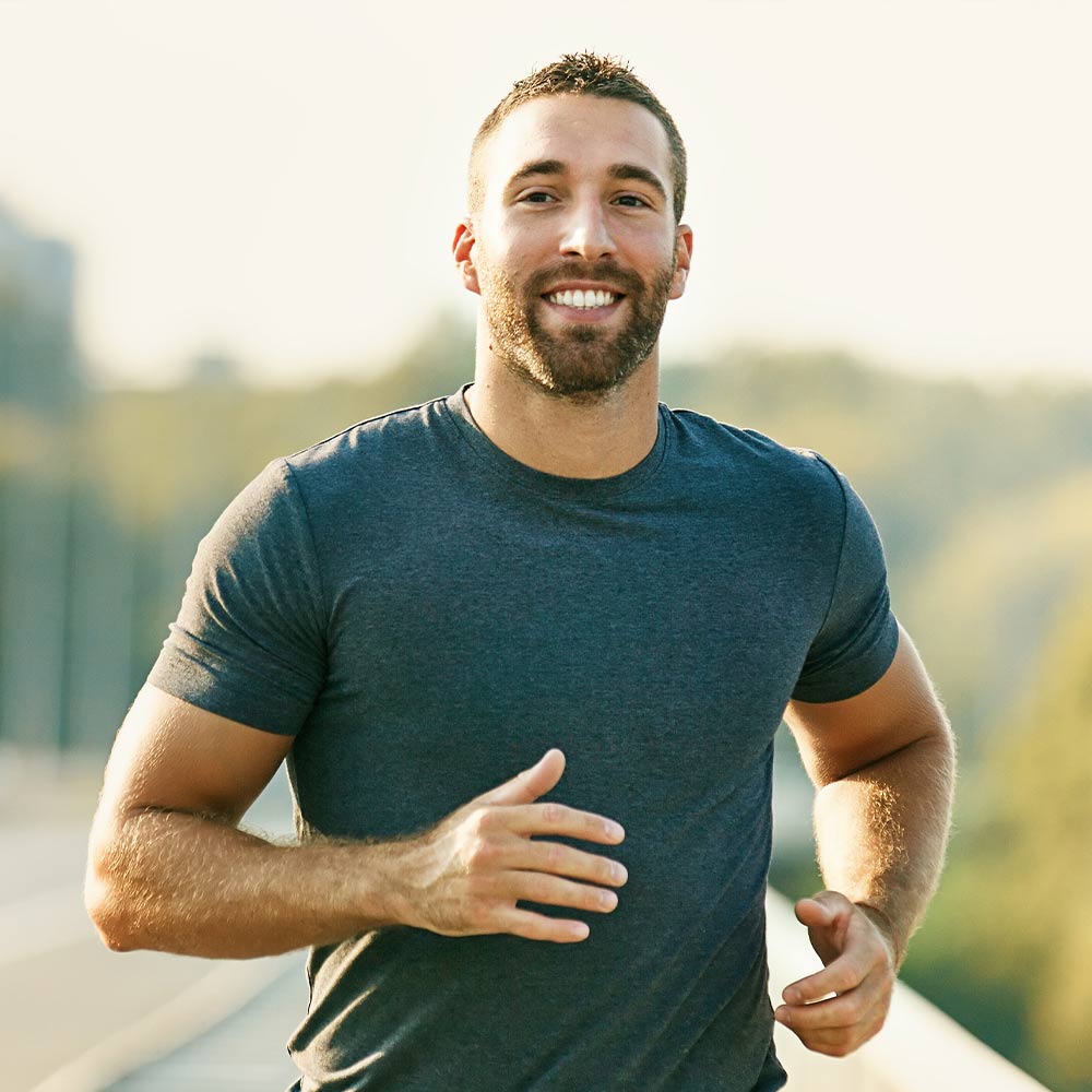 smiling man