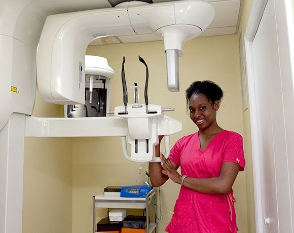 The 3-D cone beam scanner at Designing Smiles