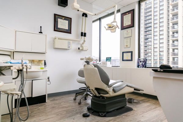 Dentist office interior
