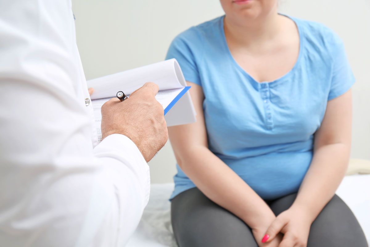 woman consulting with a doctor