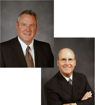 Attorneys Richard Bennett and William Johnson