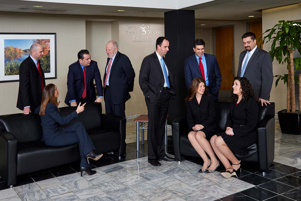 Photo of attorneys at Snyder, Sarno, D'Aniello, Maceri, da Costa