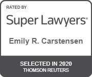 Rated by Super Lawyers selected in 2020
