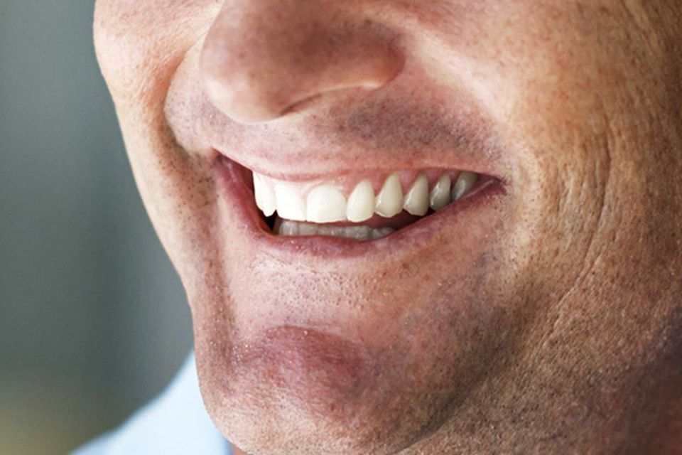 smiling man