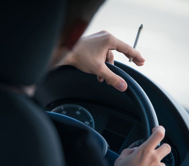 smoking while driving