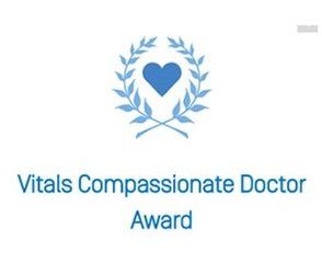 Vitals Compassionate Doctors Award logo
