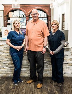 Dr. David Jayne and staff