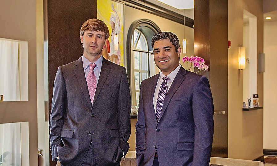A photo of Dr. Ravi Tandon and his team