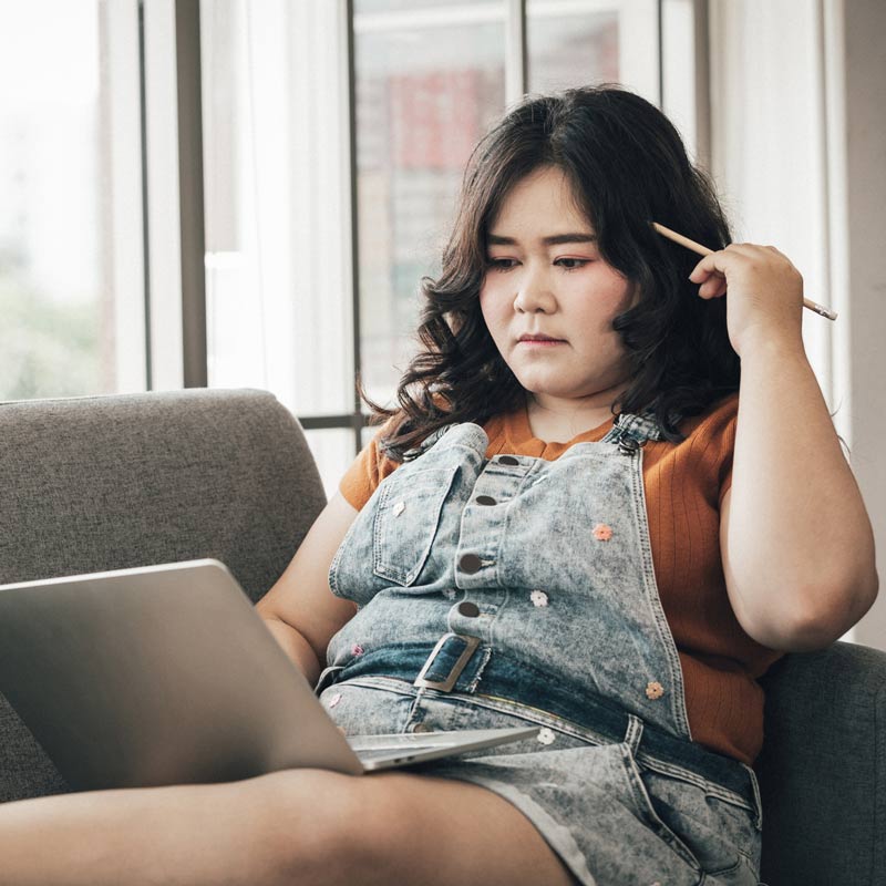 Woman on laptop