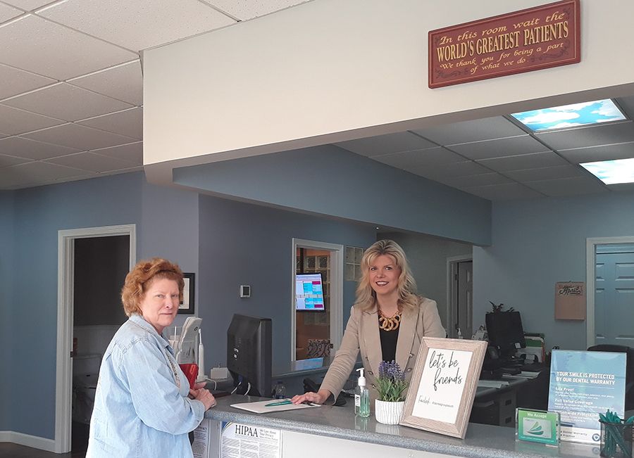 Front office at Dental Group South